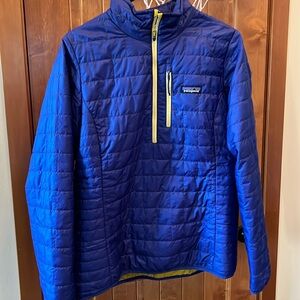 Patagonia 1/4 zip Nano. Rare style and color! EUC! Size large